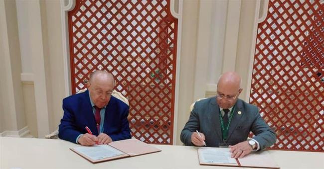 بروتوكول تعاون بين جامعتي بنها الأهلية و موسكو الاتحادية 