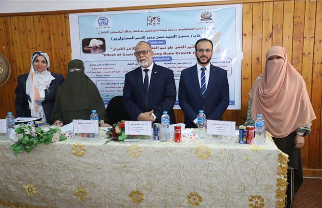 «تأثير الإخصاء على نمو العظام الطويلة في الفئران» عنوان رسالة ماجستير ببيطري قنا 