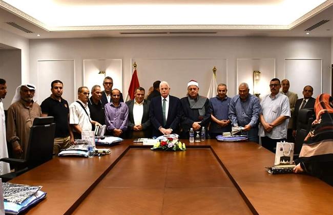 قبل توجههم إلى الأراضي المقدسة.. «بعثة الحجاج» في ضيافة محافظ جنوب سيناء