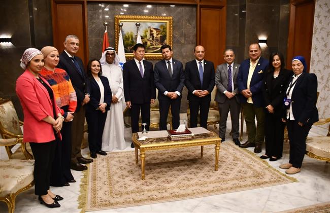 وزير الرياضة يفتتح بطولة الفراعنة الدولية للجمباز باستاد القاهرة الدولي