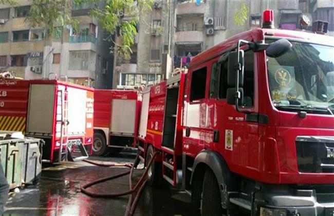 السيطرة على حريق داخل محل كاميرات بـ وسط البلد