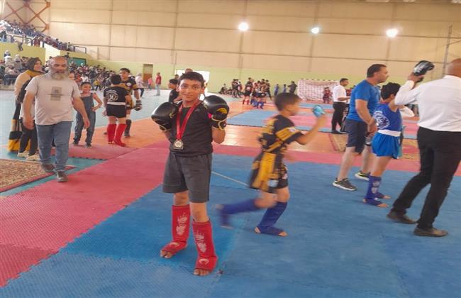 مالك زكريا يفوز بالمركز الأول في بطولة الجمهورية للكيك بوكسينج