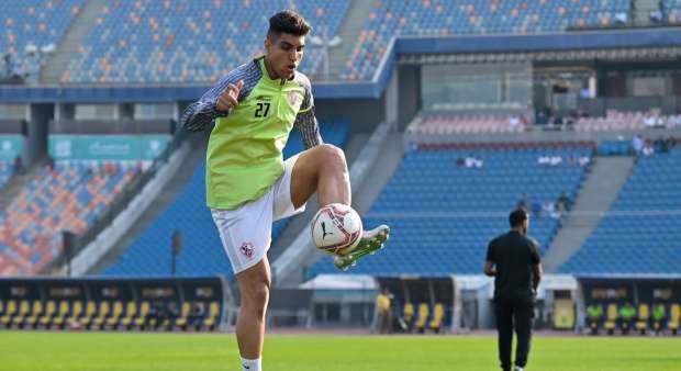"شبانة" ينتظم في التدريبات الجماعية للزمالك بعد تعافيه من الإصابة