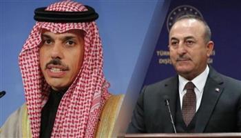   وزيرا خارجية السعودية وتركيا يبحثان تعزيز العلاقات الثنائية والقضايا الإقليمية والدولية