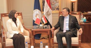 وزير السياحة والآثار يلتقي سفيرة البحرين لبحث التعاون بين البلدين 