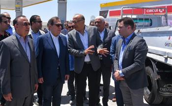   محافظ الإسكندرية ووزير البترول يفتتحان محطة شركة غازتك إيني المتكاملة