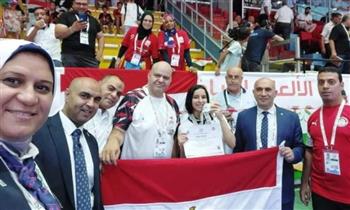   أمل توفيق تحقق ذهبية وفضية رفع الأثقال في دورة الألعاب العربية بالجزائر