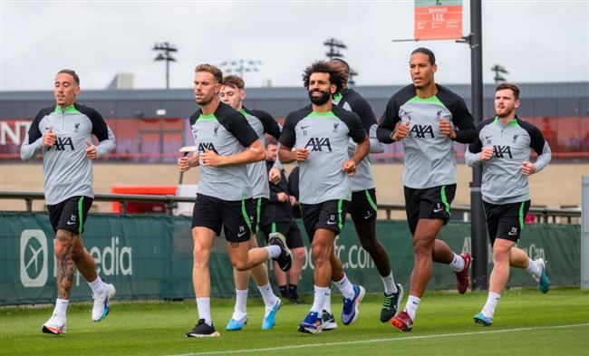 محمد صلاح يبدأ تدريباته مع ليفربول استعدادا للموسم الجديد
