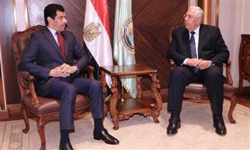   "القصير" يبحث مع السفير القطري بالقاهرة تعزيز التعاون الزراعي بين البلدين