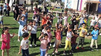   يوم رياضي و ترفيهي للأطفال بعنوان "fitness day" بمكتبة مصر العامة بدمنهور