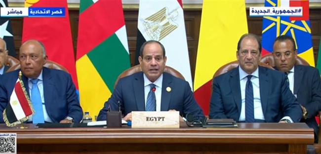 الرئيس السيسي: الأزمة السودانية لها تداعيات كارثية على الوضع الإنساني