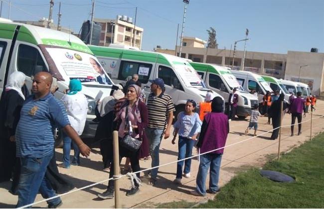 "الصحة": قافلة شمال سيناء تستقبل 1615 مواطنا وتجري 81 جراحة خلال يومين  