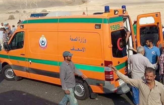 إصابة 22 شخصا إثر حادث انقلاب ميني باص بـ طريق الإسكندرية مطروح الساحلي