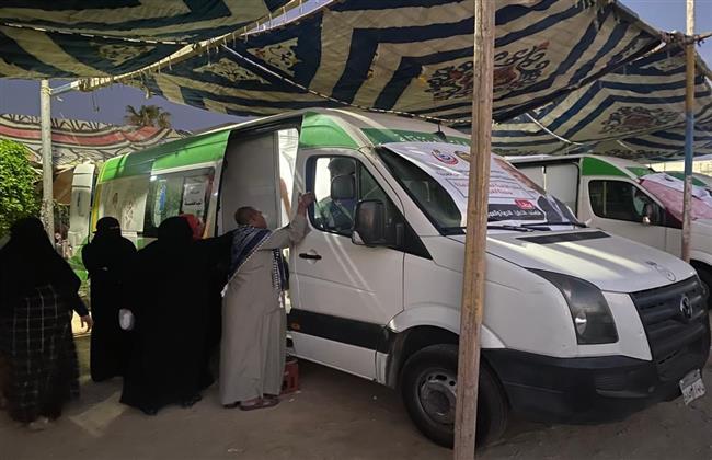 "الصحة": قافلة شمال سيناء تستقبل 2516 مواطنا وتجري 116 عملية جراحية خلال 3 أيام 