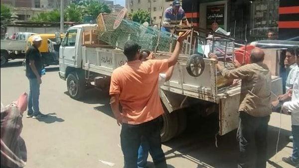 إزالة 546 حالة إشغال طريق بنطاق 4 مراكز بالبحيرة
