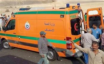   إصابة 22 شخصا إثر حادث انقلاب ميني باص بـ طريق الإسكندرية مطروح الساحلي