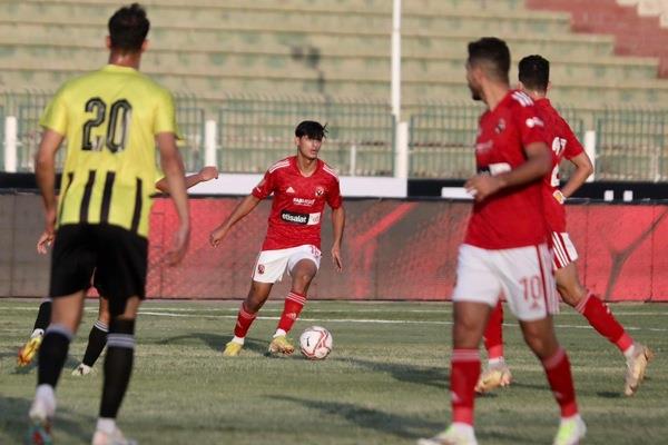 الأهلي يتعادل بهدف لمثله مع المقاولون في الشوط الأول