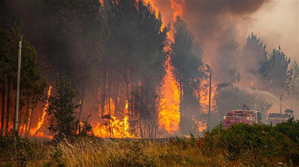 إجلاء 4 آلاف شخص بسبب حرائق الغابات في إسبانيا