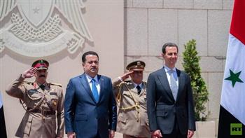   "الأسد" يجري مباحثات رسمية مع رئيس الوزراء العراقي بدمشق