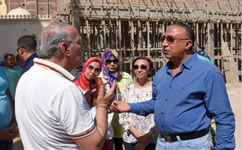   محافظ الإسكندرية يتابع أعمال تطوير ساحة أبو العباس المرسي "ميدان المساجد" بنطاق حي الجمرك