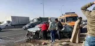 تصادم 5 سيارات على طريق القطامية