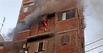   السيطرة على حريق شقة سكنية فى بولاق الدكرور