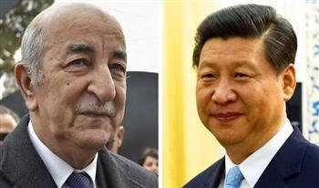 الرئيس الجزائري يجري محادثات منفردة مع نظيره الصيني ببكين