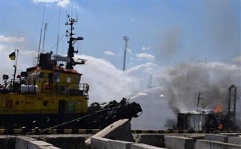   قصف روسي علي ميناء تشورنومورسك وتدمير ٦٠ الف طن حبوب