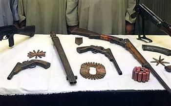   ضبط 6 أسلحة نارية ومخدرات وتحرير 1920 مخالفة مرورية وإزالة 6 تعديات بكفر الشيخ