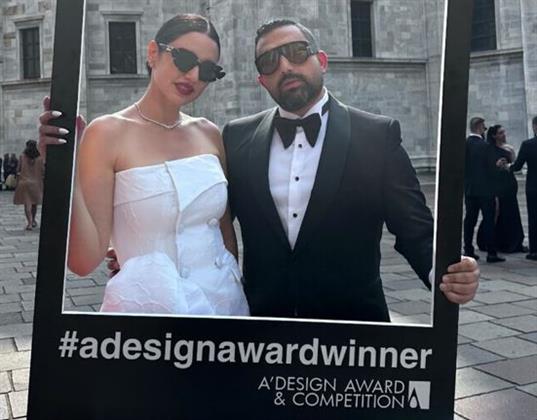 زوج "درة" يفوز بـ A Design Award عن تصميم جاردن 8 بالتجمع الخامس