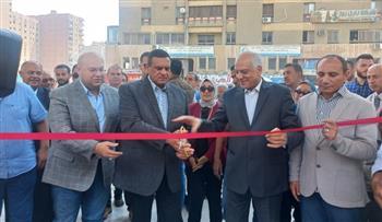 وزير التنمية المحلية ومحافظ الجيزة يفتتحان موقف سرفيس المريوطية الجديد 