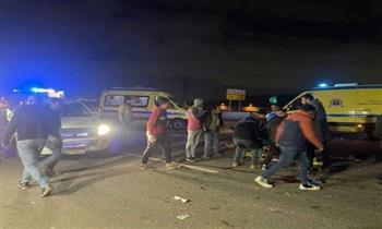 مصرع شخص وإصابة 4 آخرين فى حادث انقلاب سيارة بالبحر الأحمر