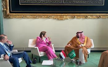 هالة السعيد تلتقي وزير الاقتصاد والتخطيط السعودي لبحث آليات تعزيز سبل التعاون