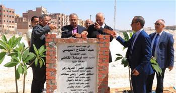 رئيس الطائفة الإنجيلية يضع حجر أساس كنيستين جديدتين بالمنيا
