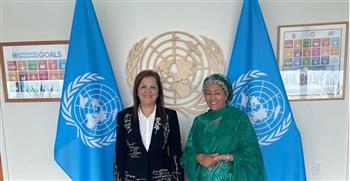   وزيرة التخطيط تبحث سبل التعاون مع نائبة الأمين العام للأمم المتحدة