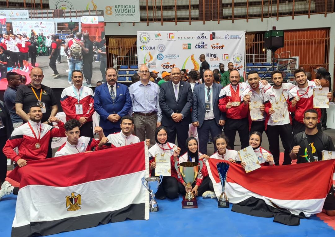 مصر تفوز بكأس البطولة الأفريقية للكونغ فو بعد حصد 19 ميدالية ذهبية