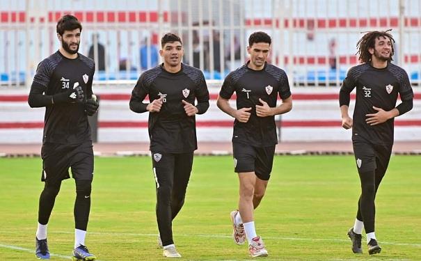 تدريبات قوية لحراس المرمى في مران الزمالك الصباحي إستعدادا للإتحاد المنستيري
