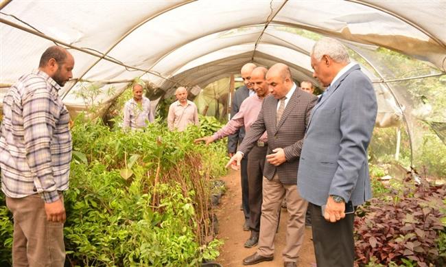 جامعة أسيوط تزرع 200 شتلة نباتية ضمن المبادرة الرئاسية  "100 مليون شجرة" 