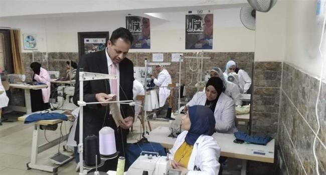 الشريف: الانتهاء من التدريب المهنى لـ 30متدربة بمركز  تدريب مهني محرم بك  بالأسكندرية