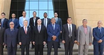 محافظ بني سويف وسفير كوريا الجنوبية يتفقدان الجامعة التكنولوجية