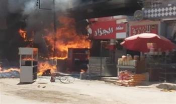 السيطرة على حريق بأحد المطاعم بطريق البلاجات بالإسماعيلية