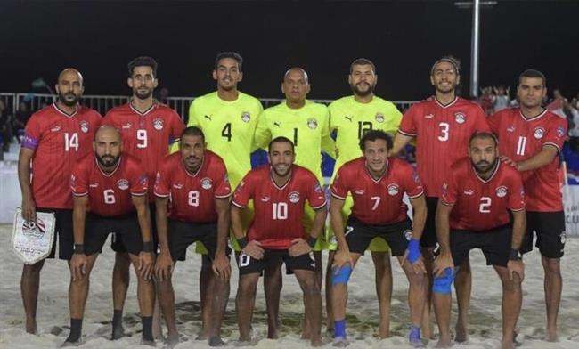 منتخب الكرة الشاطئية بالمجموعة الثانية ببطولة بيلاروسيا الدولية