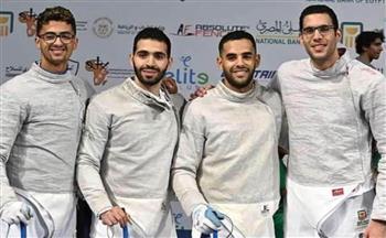 منتخب مصر لـ"سلاح السيف" يتأهل لثمن نهائي بطولة المبارزة