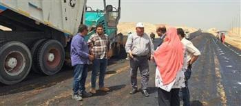 مسئولو جهاز سوهاج الجديدة يتفقدون أعمال الطرق والمرافق الجارية بالمدينة 