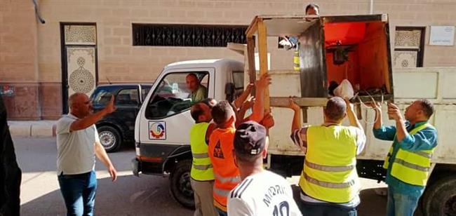 رفع 628 حالة إشغال طريق مخالف خلال حملة مكبرة بالبحيرة