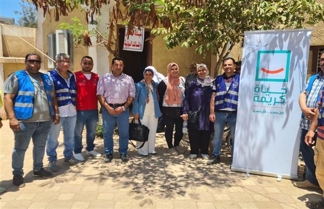 جسور التنمية 20.. قافلة جامعة المنصورة المتكاملة لخدمة أهالي قرية ميت العامل