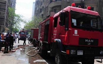 إصابة شخص إثر حريق اندلع فى شقة سكنية فى بنى سويف