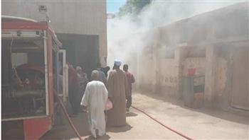   السيطرة على حريق نشب في مخازن مستشفى دشنا العام بقنا (صور )