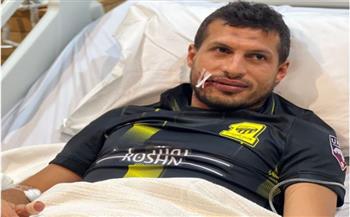   بعد إصابته في مباراة الصفاقسي.. طارق حامد يجري جراحة في الوجه