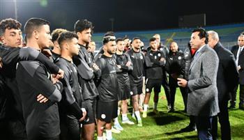 صبحي يطمئن على المنتخب الأولمبي قبل موقعة غينيا